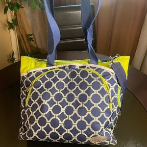Blue Green Medium/Large Sized Diaper Bag